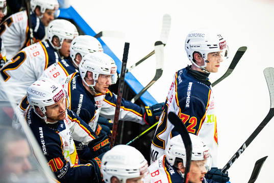 Djurgårdens Niclas Bergfors och William Eklund deppar
