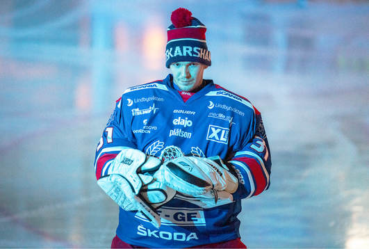 Oskarshamns målvakt Alexander Sudnitcin