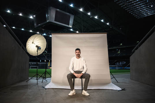 Mikael Lustig från det Allsvenska fotbollslaget AIK