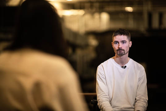 Mikael Lustig från det Allsvenska fotbollslaget AIK