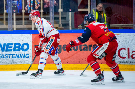Timrås Sebastian Hartmann och Västerviks Michael Kapla