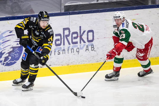Västerås Joakim Hillding och Moras Simon Johansson