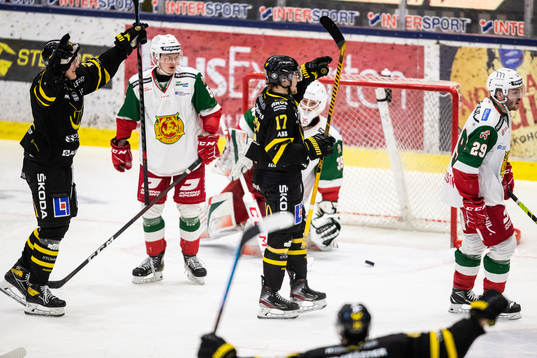 Västerås William Wikman jublar