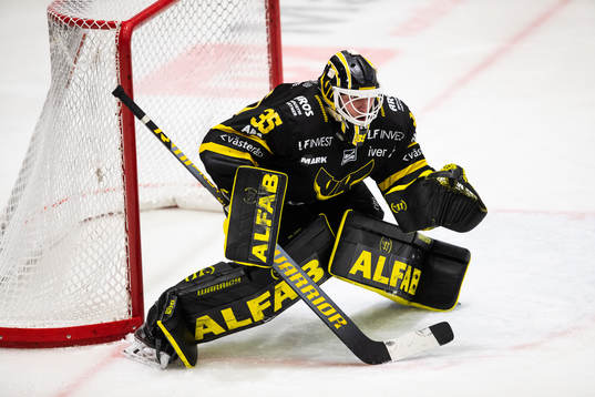 Västerås målvakt Emil Kruse