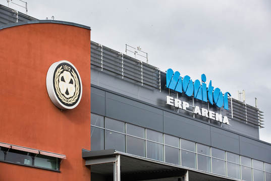 Monitor ERP Arena innan ishockeymatchen i SHL mellan