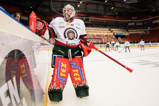 Frölundas målvakt Niklas Rubin