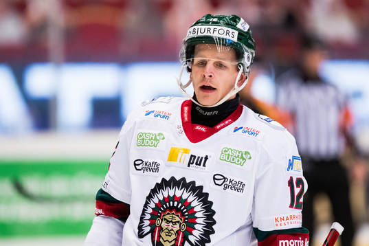 Frölundas Max Friberg deppar