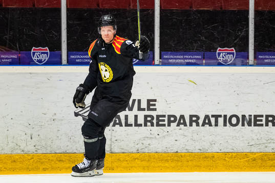 Brynäs Nicklas Danielsson jublar