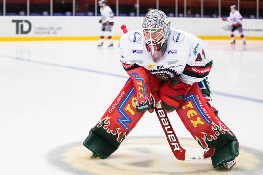 Frölundas målvakt Niklas Rubin