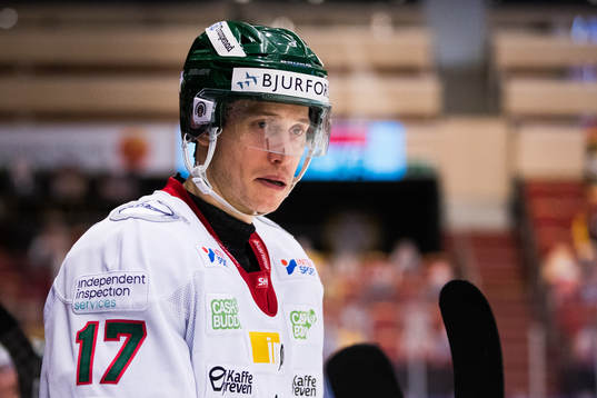 Frölundas Robin Alvarez deppar