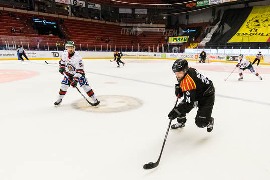 Frölundas Mats Rosseli Olsen och Brynäs Chad Billins