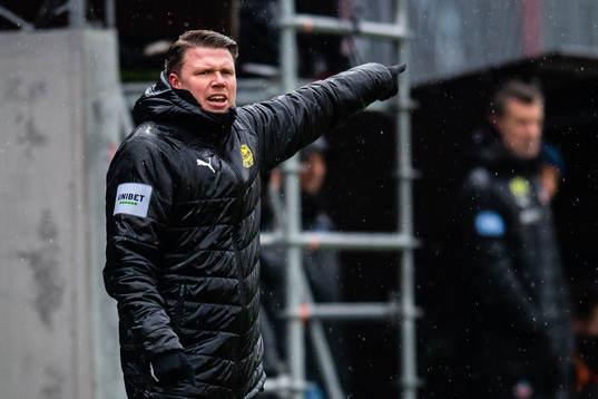 Mjällbys tränare Christian Järdler