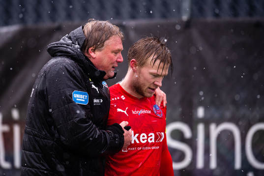 Helsingborgs tränare Jörgen Lennartsson och Andreas
