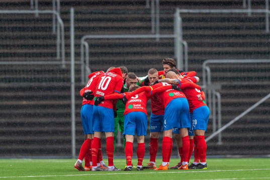 Helsingborgs spelare samlas