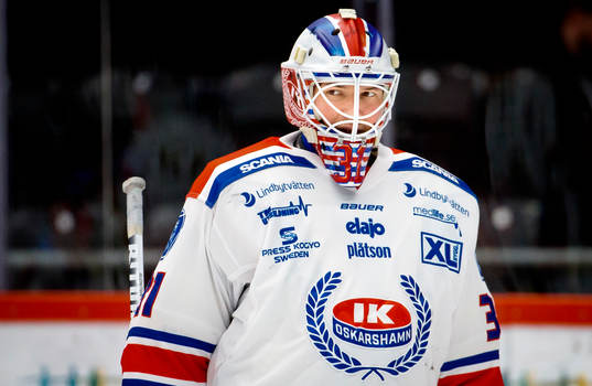 Oskarshamns målvakt Aleksandr Sudnitcin