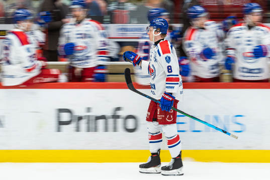 Oskarshamns Fredrik Olofsson jublar