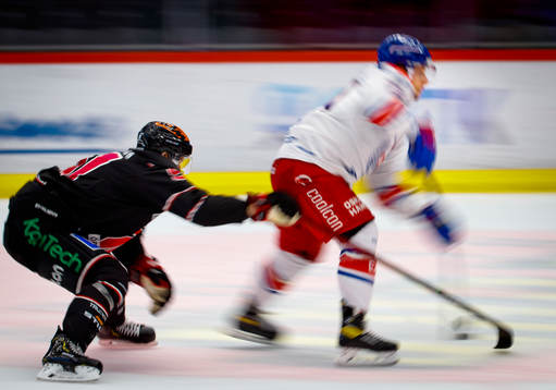 Örebros Kristian Näkyvä och Oskarshamns Brian Cooper