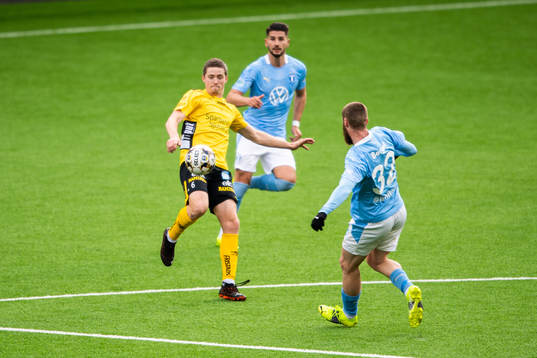 Elfsborgs André Rømer och Malmö FFs Jo Inge Berget