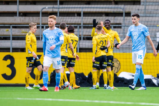 Elfsborgs spelare jublar