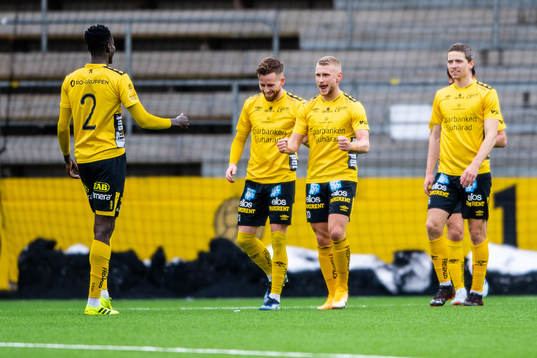 Elfsborgs Simon Strand jublar