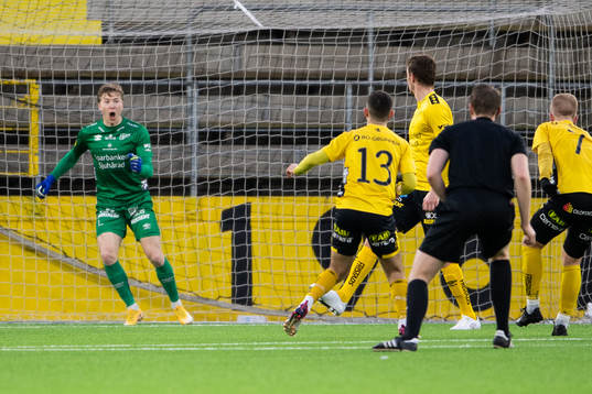Elfsborgs målvakt Mathias Dyngeland