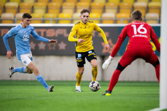 Elfsborgs Jack Cooper Love och Malmö FFs Hugo Bolin