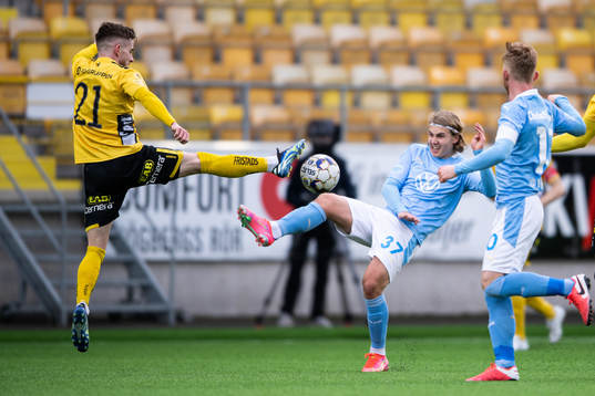 Elfsborgs Rasmus Alm och Malmö FFs Sebastian Nanasi