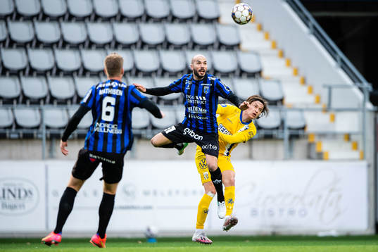 Sirius Karl Larson och IFK Göteborgs Simon Thern