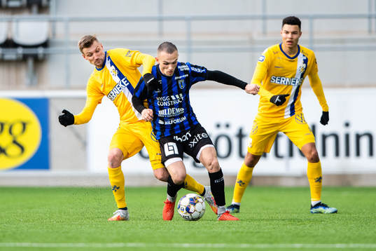 IFK Göteborgs Sebastian Eriksson och Alexander Jallow