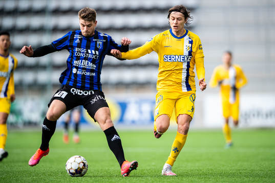 Sirius Marcus Mathisen och IFK Göteborgs Simon Thern