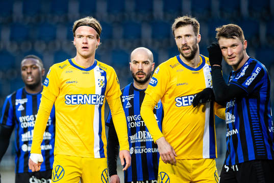 IFK Göteborgs August Erlingmark och Mattias Bjärsmyr