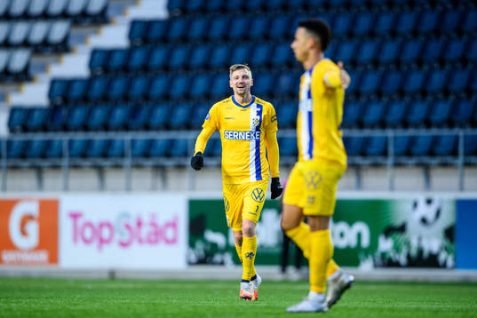IFK Göteborgs Sebastian Eriksson jublar