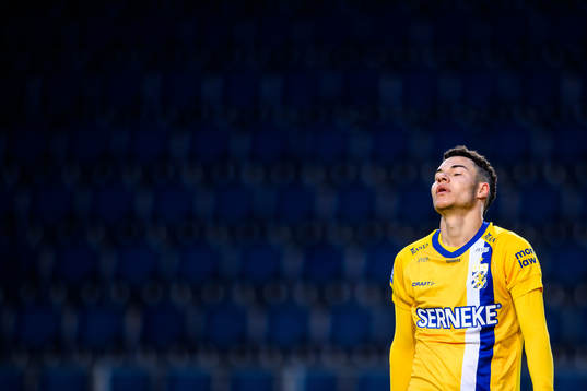 IFK Göteborgs Alexander Jallow deppar