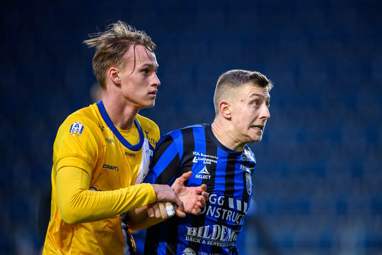 IFK Göteborgs Oscar Vilhelmsson och Sirius Simon Gefvert