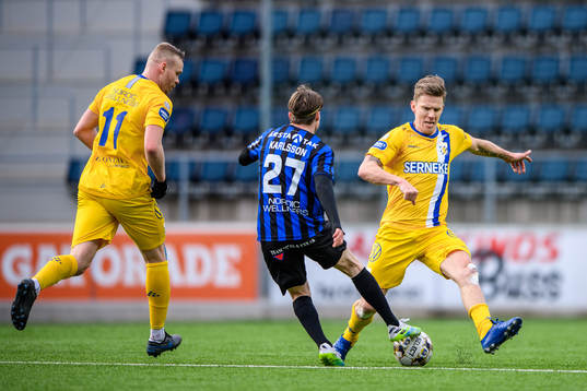Sirius Johan Karlsson och IFK Göteborgs Pontus Wernbloom