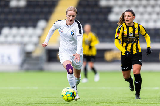 Växjös Alexandra Jonasson och Häckens Johanna Rytting