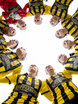 Häcken samlade innan fotbollsmatchen i Svenska Cupen
