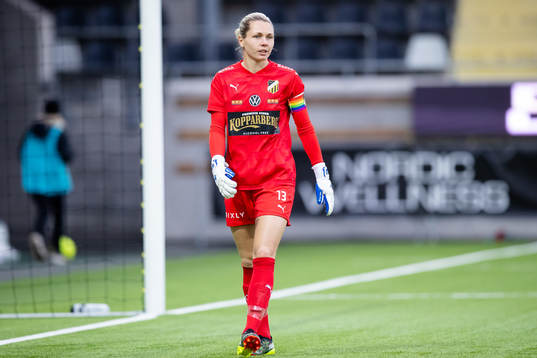 Häckens målvakt Jennifer Falk
