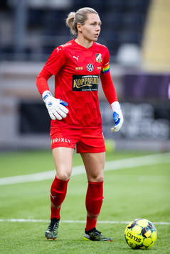 Häckens målvakt Jennifer Falk