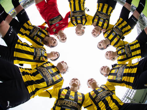 Häcken samlade innan fotbollsmatchen i Svenska Cupen