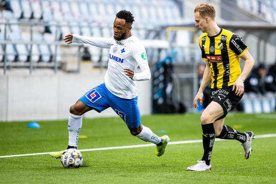 IFK Norrköpings Samuel Adegbenro och Häckens Gustav