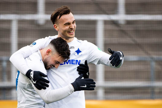 IFK Norrköpings Sead Haksabanovic och Henrik Castegren