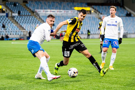IFK Norrköpings Linus Wahlqvist och Häckens Alexander