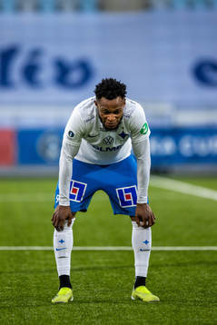 IFK Norrköpings Samuel Adegbenro deppar