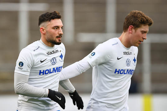 IFK Norrköpings Sead Haksabanovic och Alexander Fransson