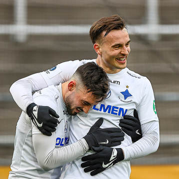 IFK Norrköpings Sead Haksabanovic och Henrik Castegren