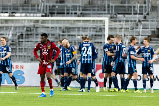 Östersunds Kalpi Wilfried Ouattara deppar