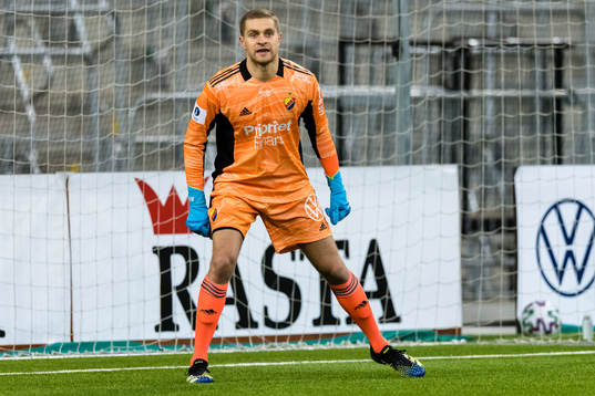 Djurgårdens målvakt Aleksandr Vasyutin