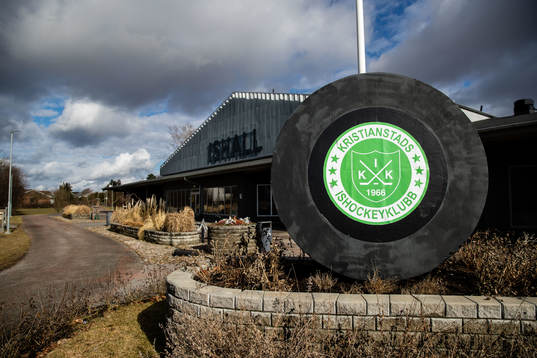 Exteriör av Kristianstad Ishall