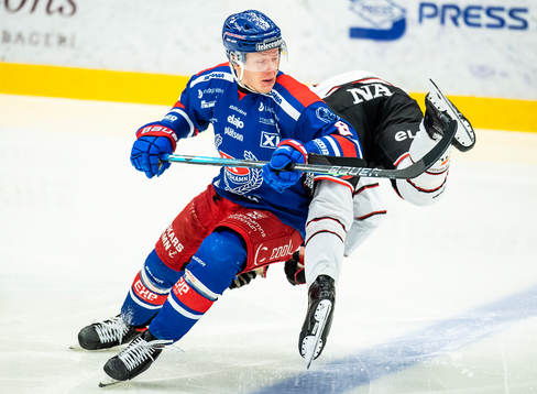 Oskarshamns Fredrik Olofsson och Örebros Robin Salo